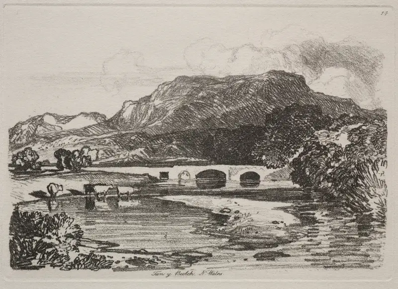 Tan y Beolch, North Wales av John Sell Cotman