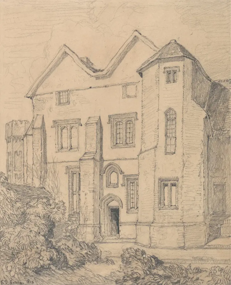 Upwell Rectory, Norfolk av John Sell Cotman