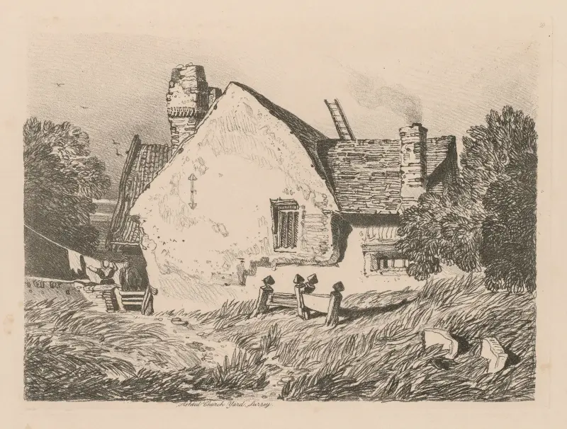 Pohled na Ashdted, Surrey, John Sell Cotman