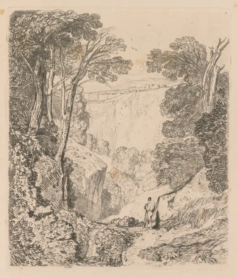 View of Clifton av John Sell Cotman