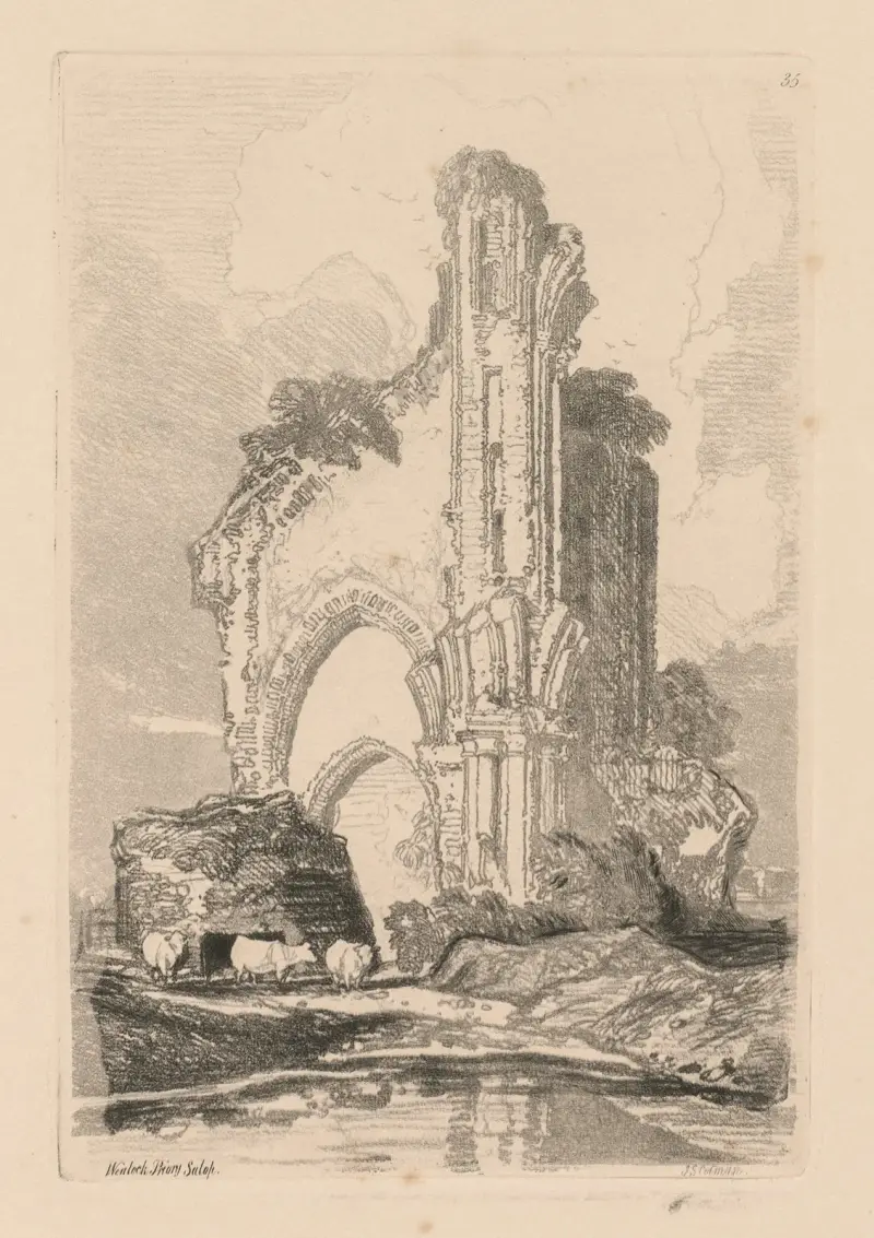 Wenlock Priory, Salop, John Sell Cotman