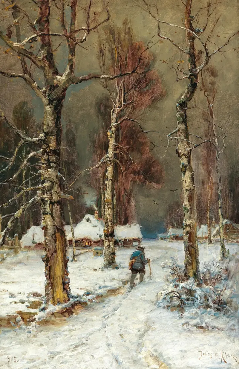 Zimní večer, Julius Sergius Klever
