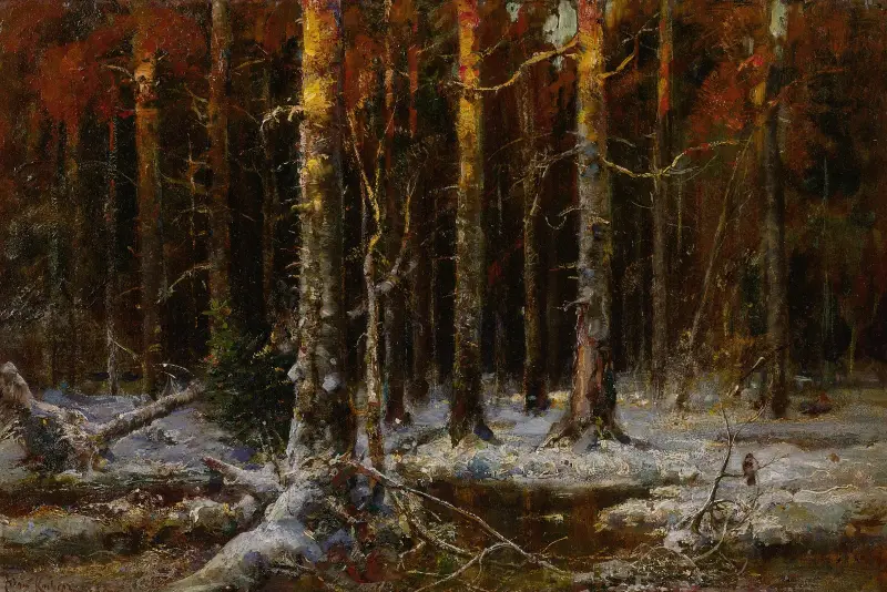 Les v zimě, Julius Sergius Klever