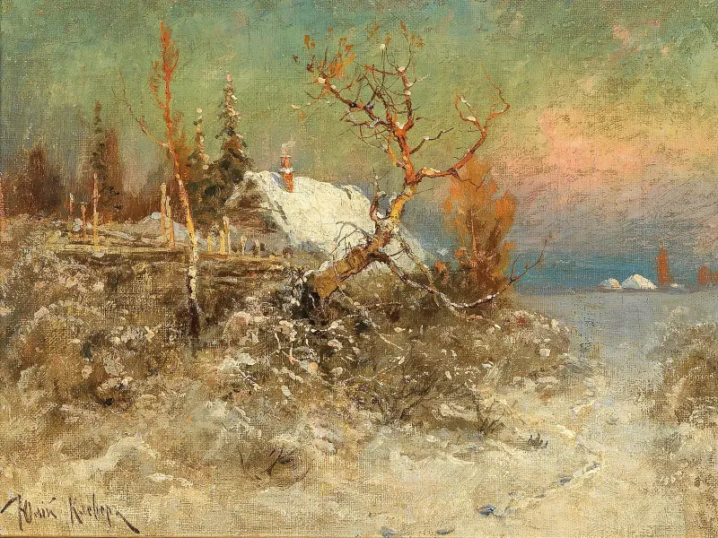 Winter on the Baltic Coast av Julius Sergius Klever