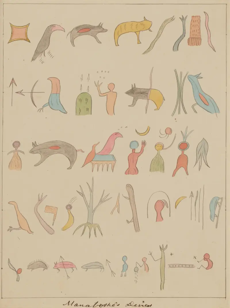Manaboshovy nástroje, 1849 – Nr. 4, Seth Eastman