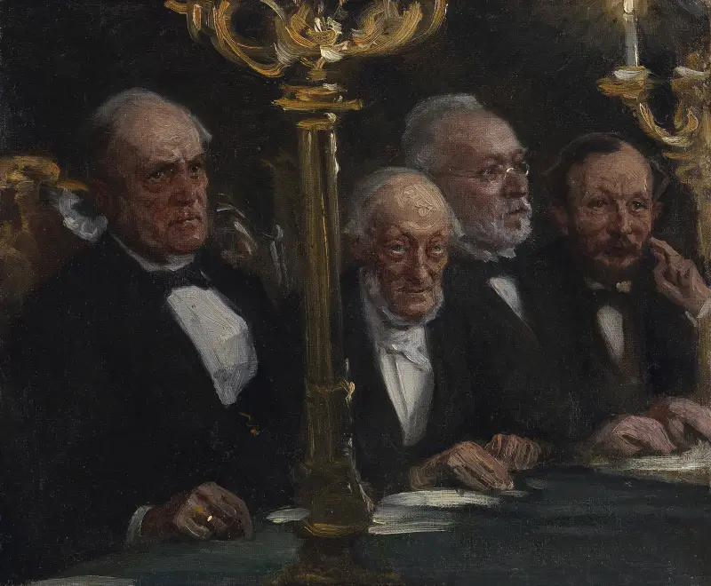 Grupa portretowa, Peder Severin Krøyer