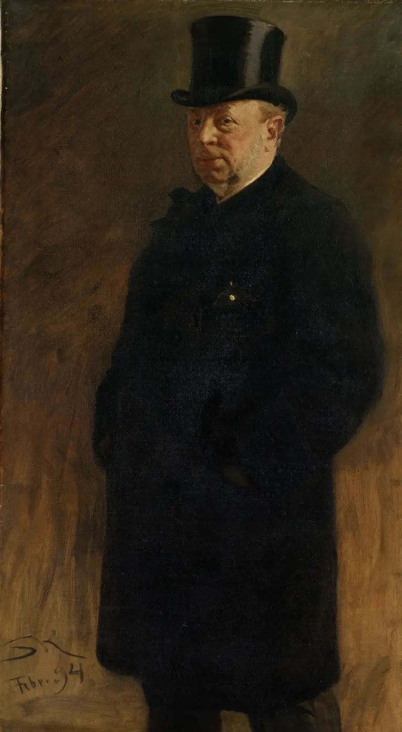 Portrait of a Man (study for The Copenhagen Stock Exchange) av Peder Severin Krøyer