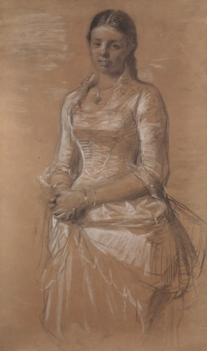 Portrait of Frederikke Tuxen av Peder Severin Krøyer