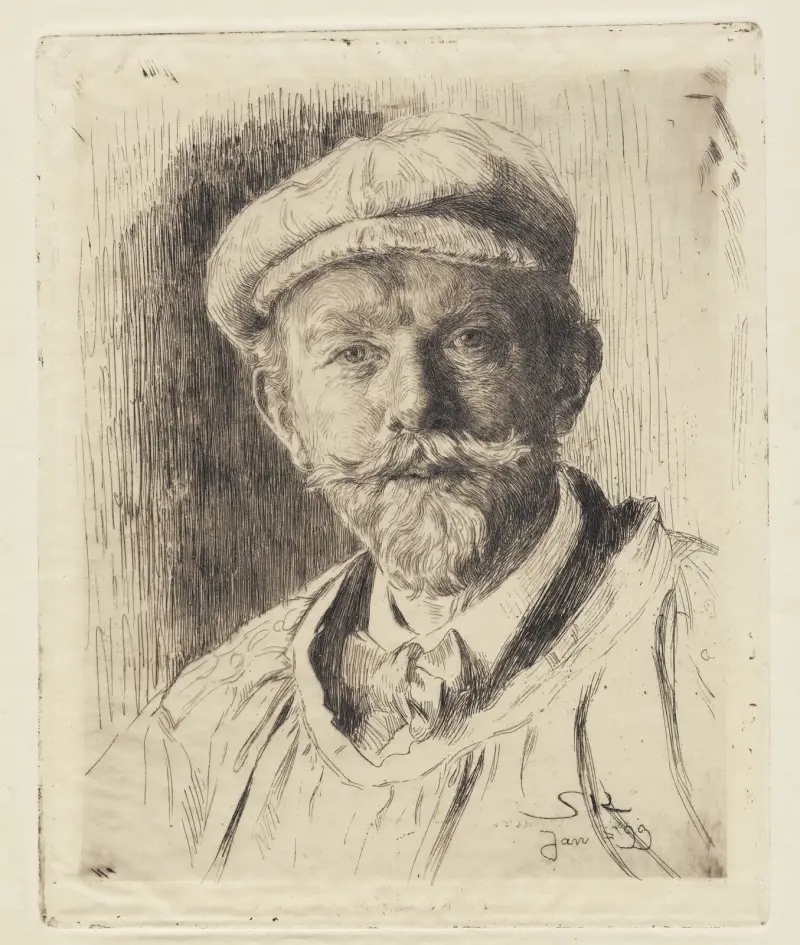 Selbstporträt, 1899 von Peder Severin Krøyer