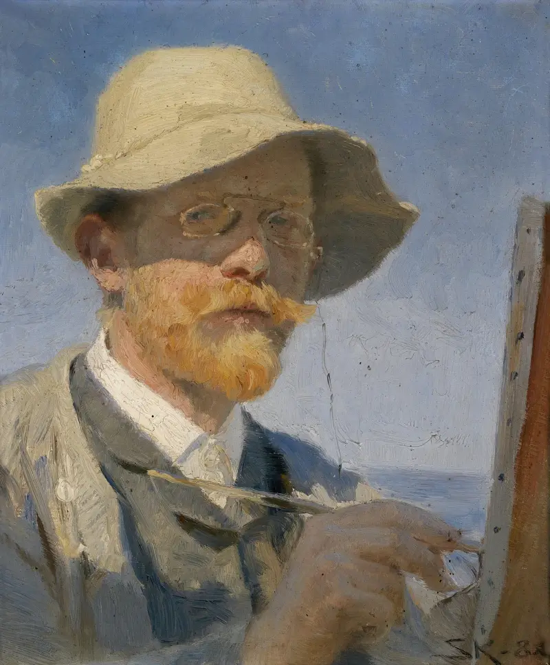 Autoportrét, 1888, Peder Severin Krøyer