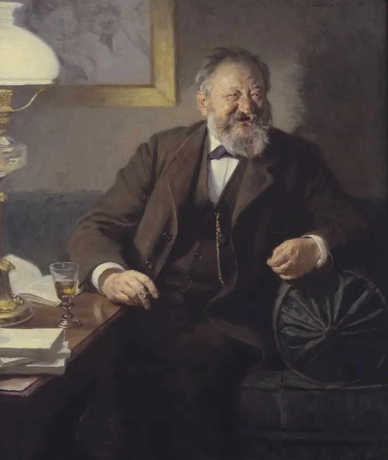 The Author Sophus Schandorph av Peder Severin Krøyer