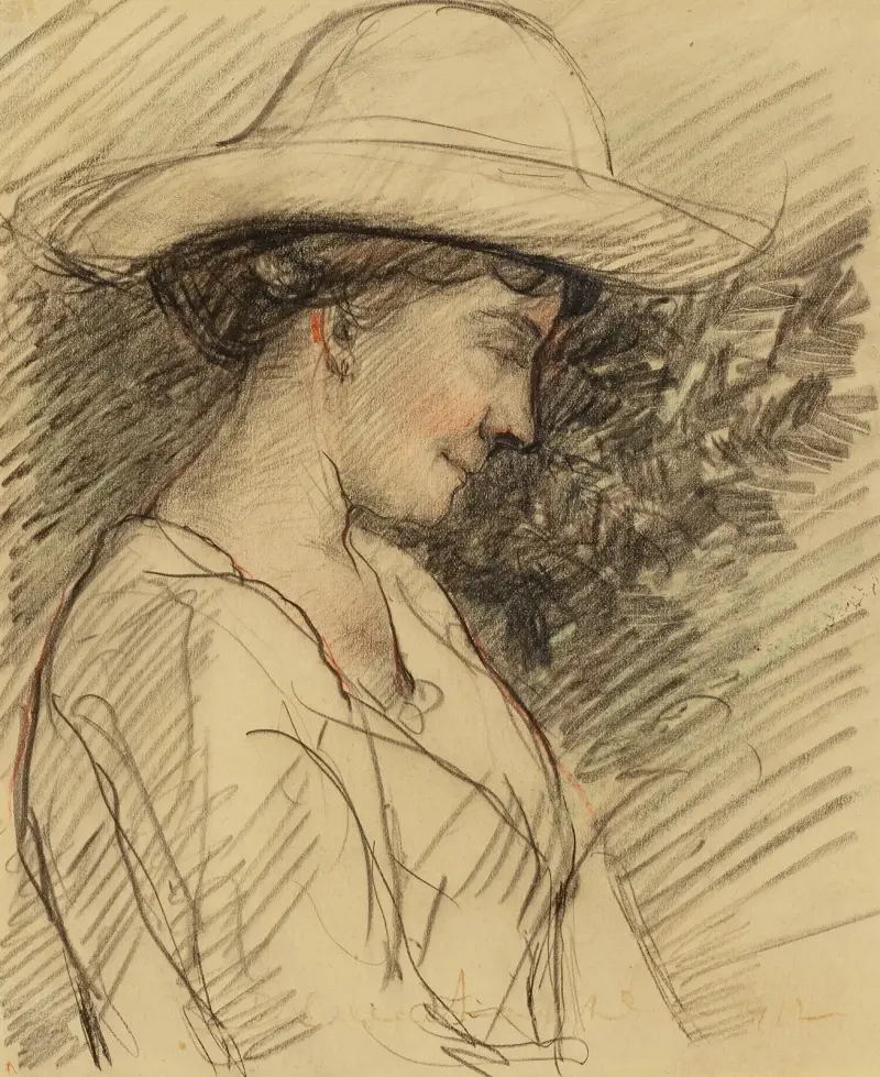 Aileen in Asolo von Donald Shaw MacLaughlan