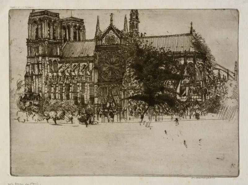 Notre-Dame de Paris av Donald Shaw MacLaughlan