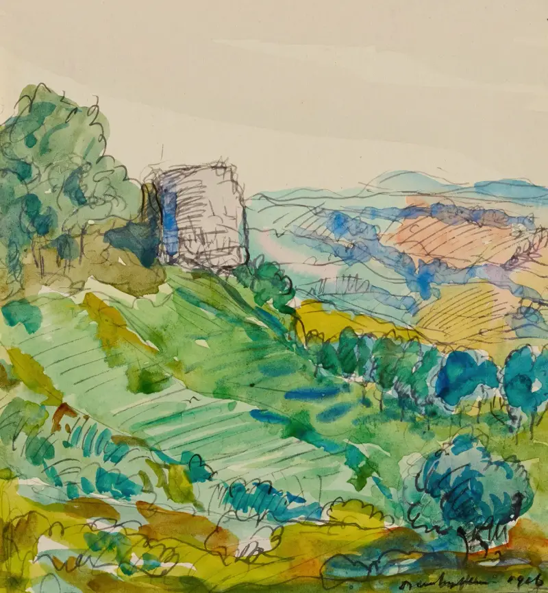 På vägen till Gaillac av Donald Shaw MacLaughlan