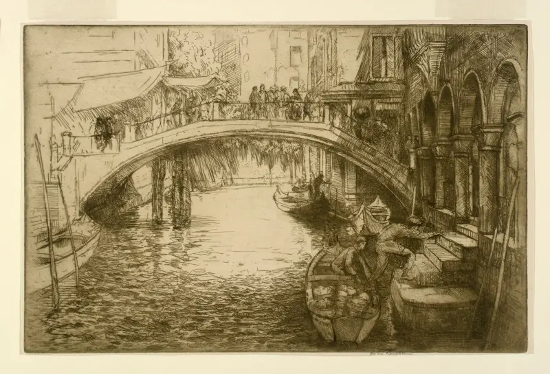 Kanalen, Venedig av Donald Shaw MacLaughlan