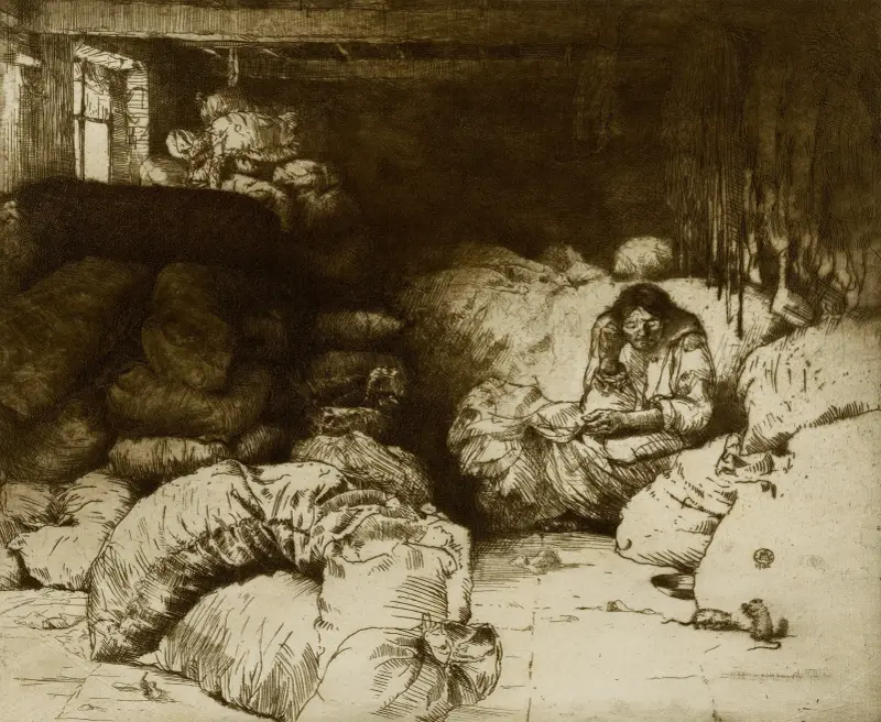 The Sleeping Rag Vendor av Donald Shaw MacLaughlan