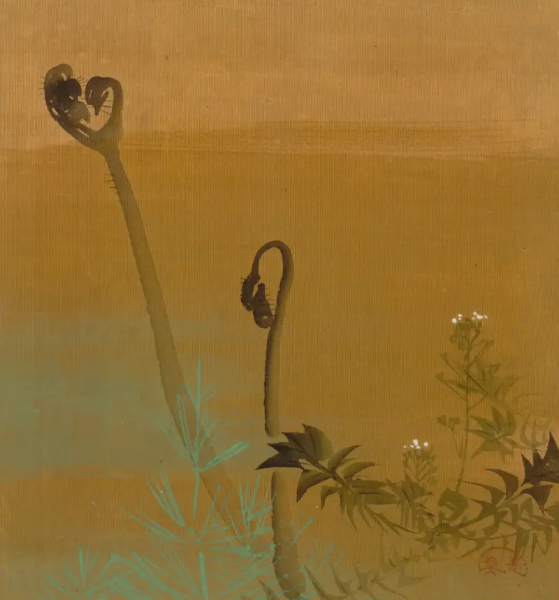 New Ferns av Shibata Zeshin