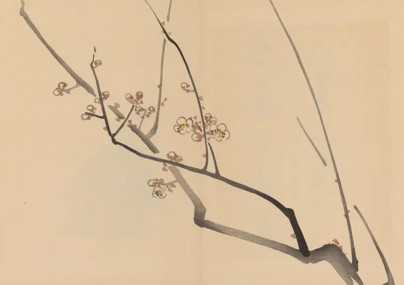 Zeshin iboku tairyūkyo gafu, Pl.01 av Shibata Zeshin