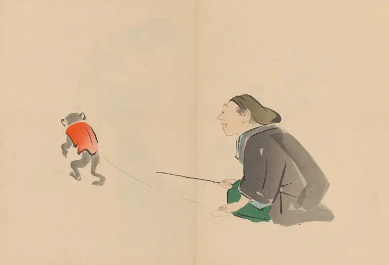 Zeshin iboku tairyūkyo gafu, Pl.02 av Shibata Zeshin