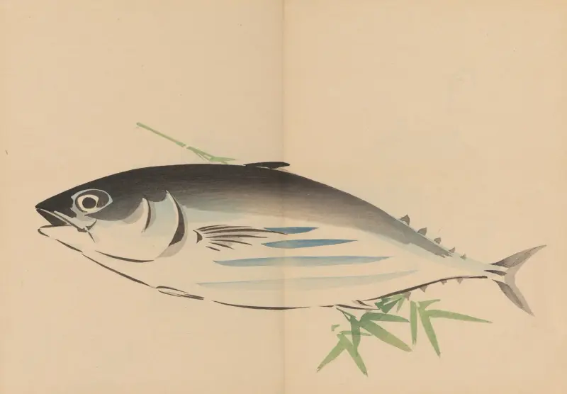 Zeshin iboku tairyūkyo gafu, Pl.05 av Shibata Zeshin
