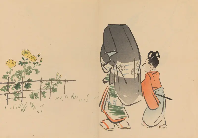 Zeshin iboku tairyūkyo gafu, Pl.09 av Shibata Zeshin