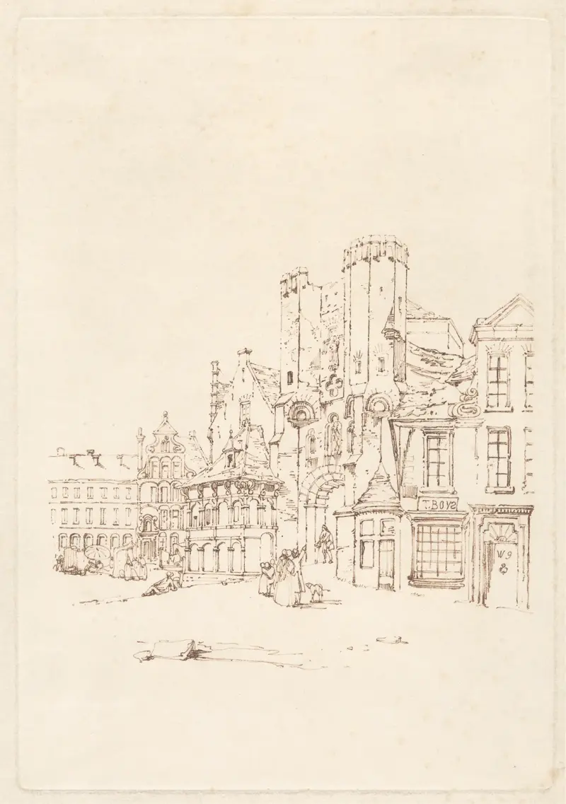 Grevarna av Flanderns slott, Gent av Thomas Shotter Boys