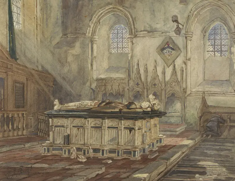 Graftombe van Sir George Broke, Lord Cobham en zijn vrouw Anne av Thomas Shotter Boys