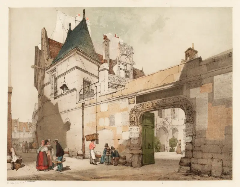 Hôtel de Cluny, Paris av Thomas Shotter Boys