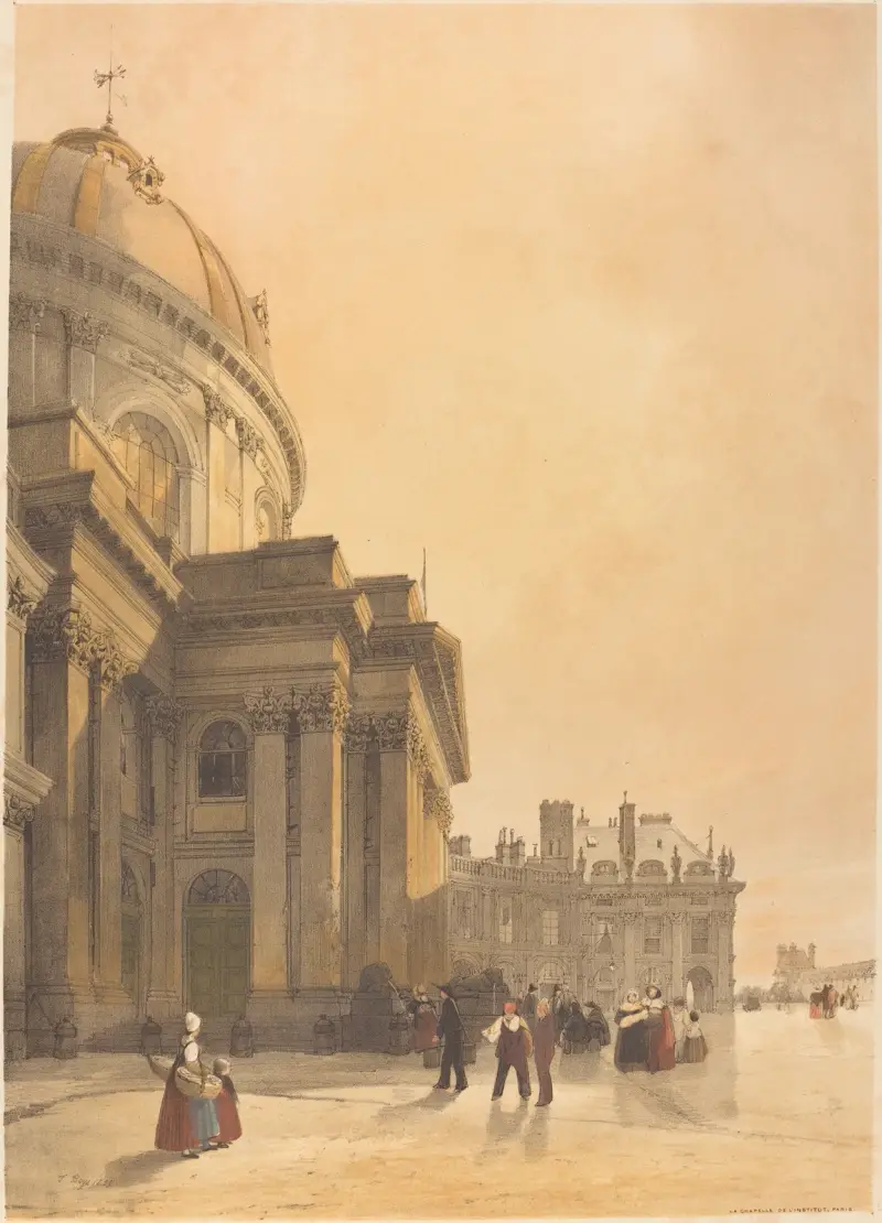 Kapellet vid Institutet, Paris av Thomas Shotter Boys