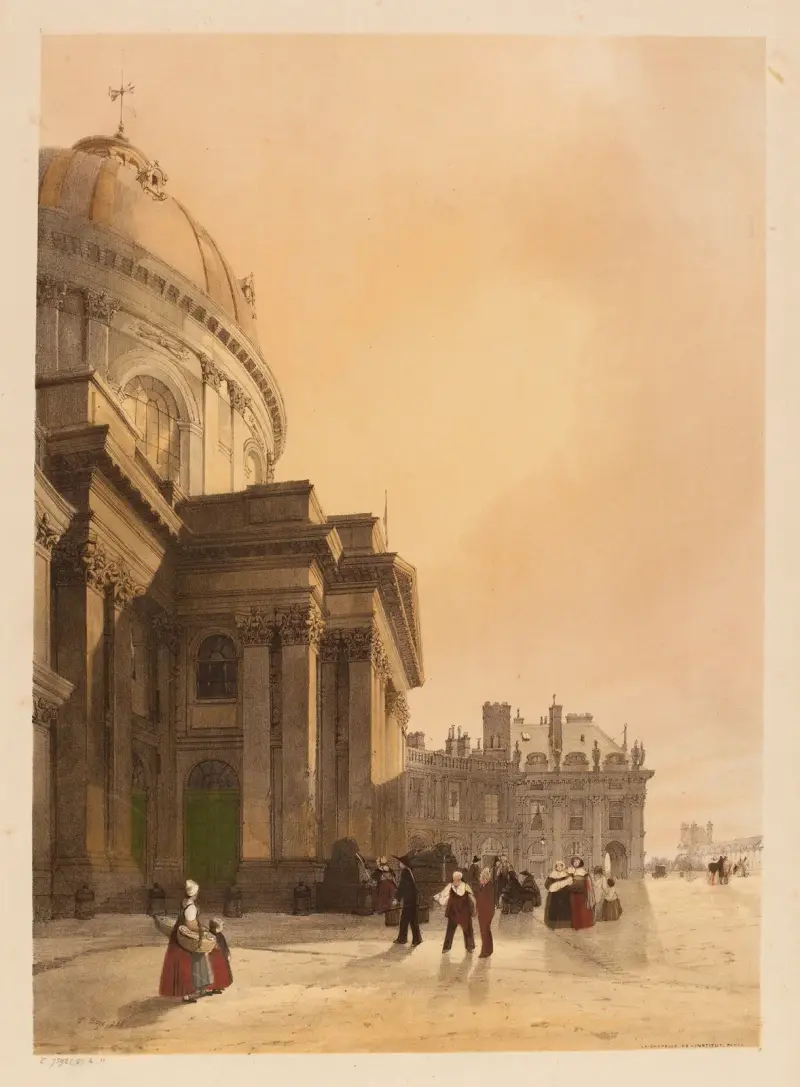 Kapellet vid Institutet, Paris av Thomas Shotter Boys