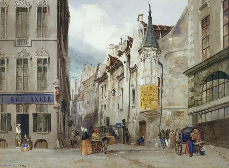 Skrzyżowanie rue Bailleul i rue Jean Tison, obecnie 1. dzielnica Paryża, Thomas Shotter Boys