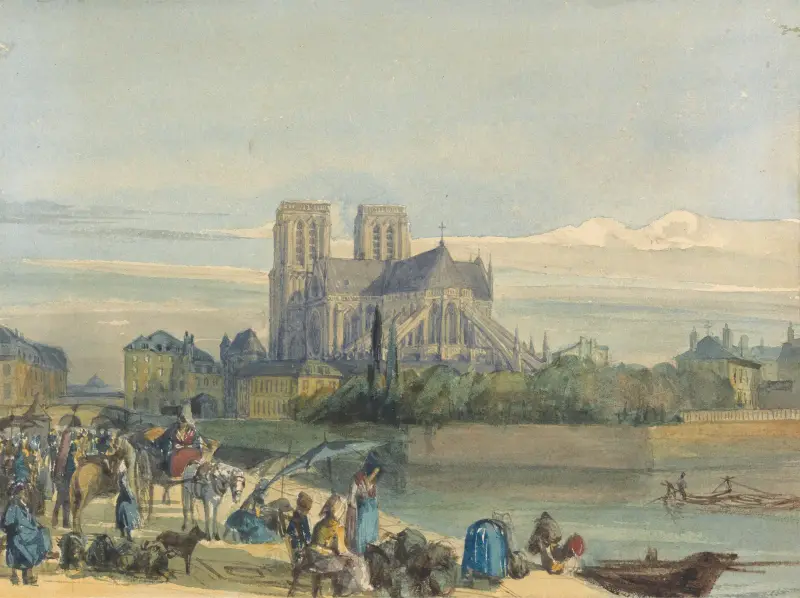 Notre Dame, Paris av Thomas Shotter Boys