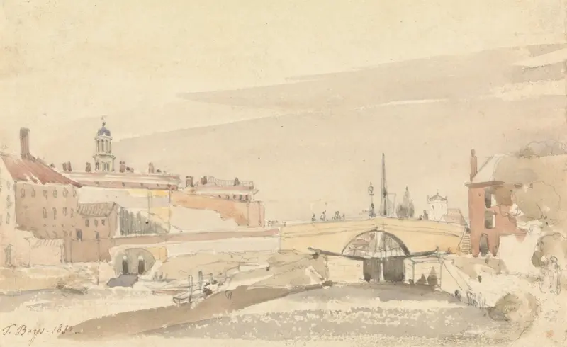 Castle Mills Bridge, York av Thomas Shotter Boys