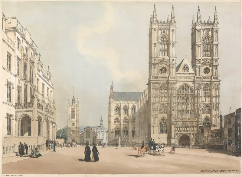 Westminster Abbey, Hospital av Thomas Shotter Boys