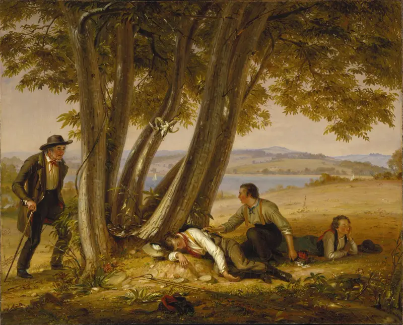 Beim Nickerchen erwischt von William Sidney Mount