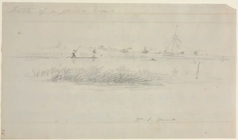 Eel Spearing at Setauket, Long Island, New York av William Sidney Mount