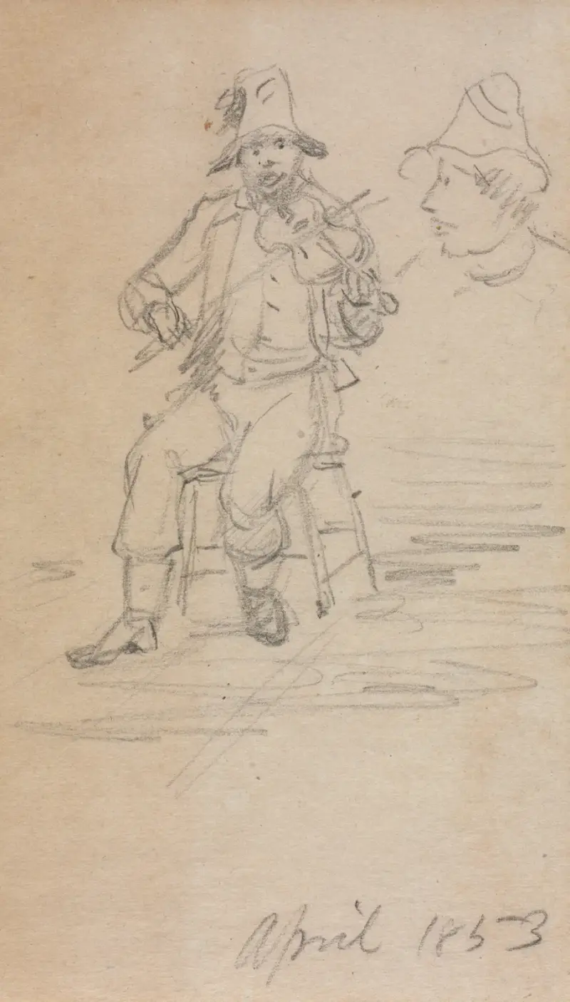 Der fiedelnde Bettler von William Sidney Mount