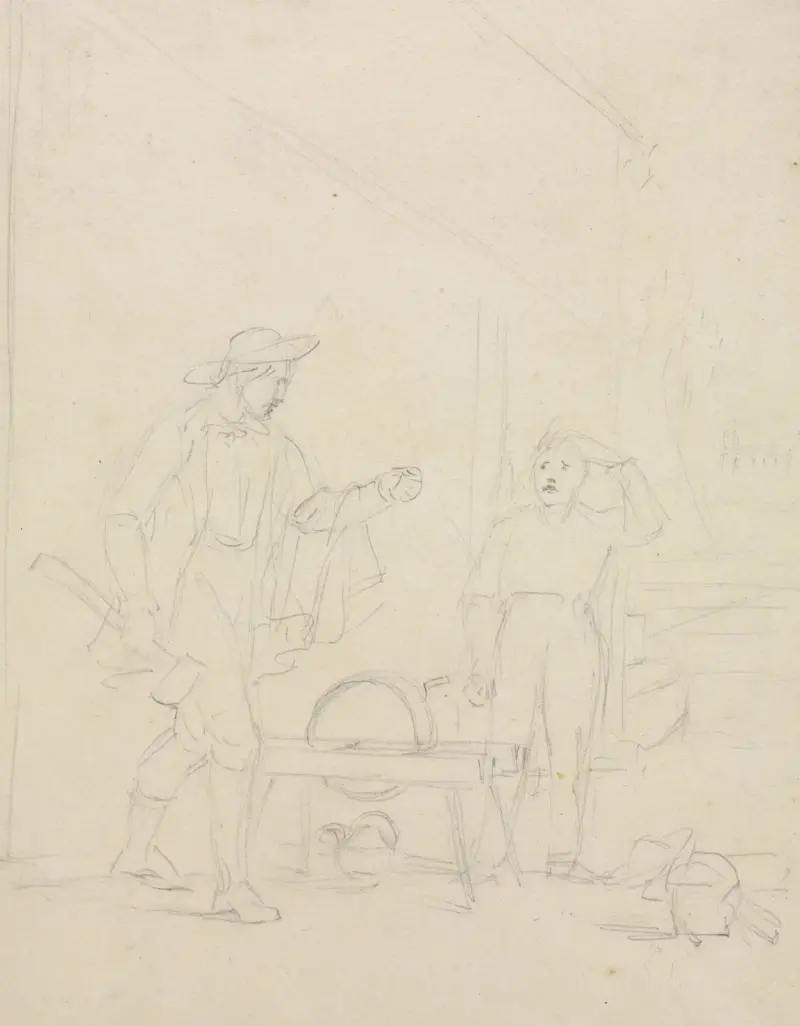 Kdo bude točit brusným kamenem?, William Sidney Mount