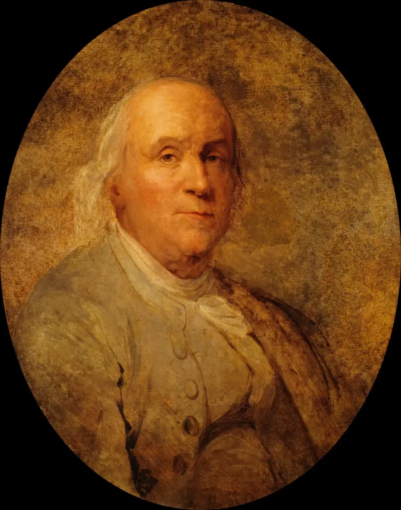 Benjamin Franklin (1706–1790) – Nr. 3 von Joseph Siffred Duplessis
