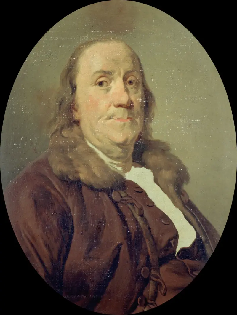 Benjamin Franklin (1706–1790) – Nr. 4 von Joseph Siffred Duplessis
