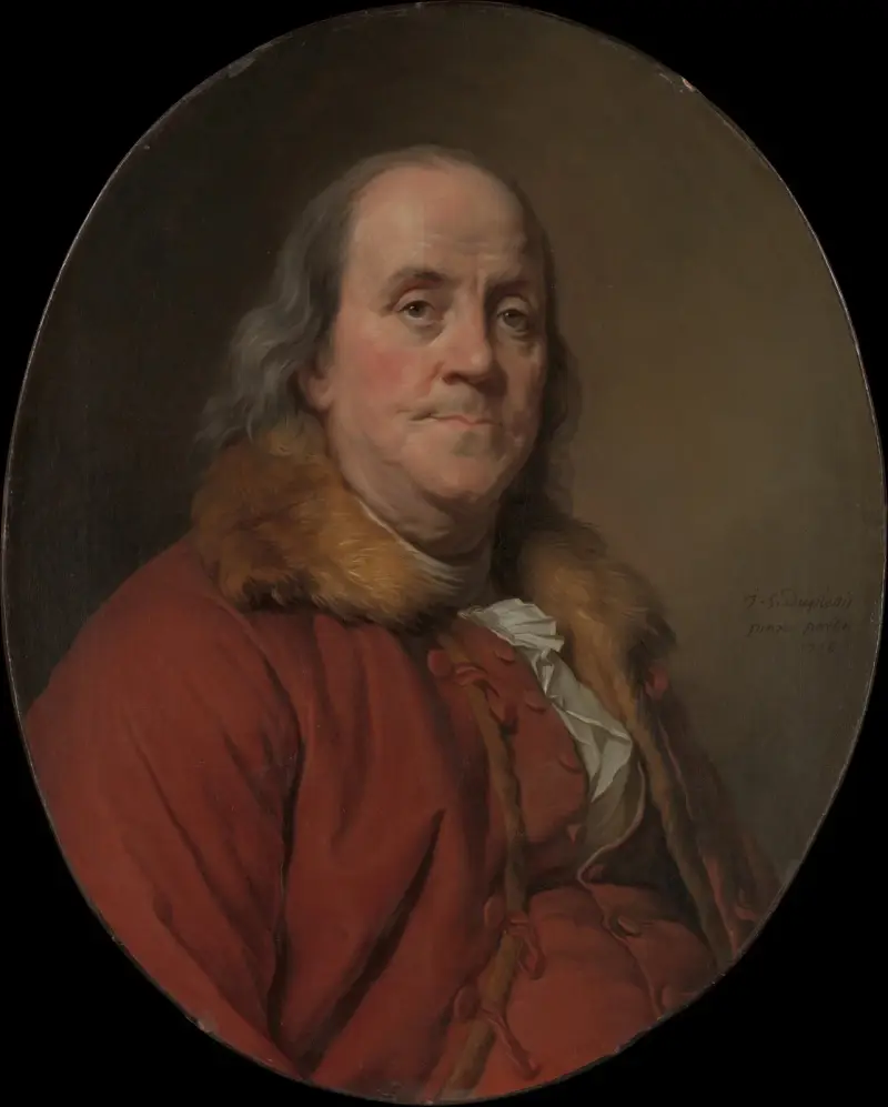Benjamin Franklin (1706–1790) – Nr. 5, Joseph Siffred Duplessis