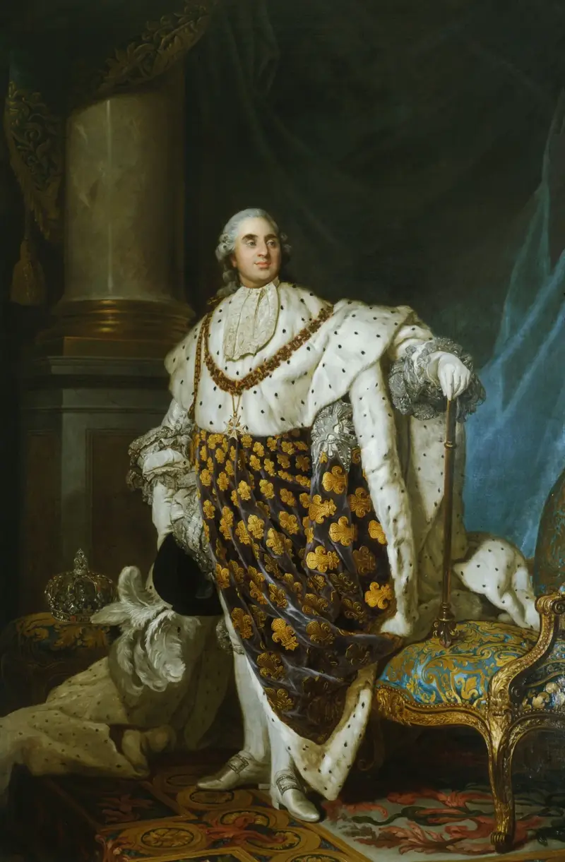 Louis XVI en costume de sacre av Joseph Siffred Duplessis