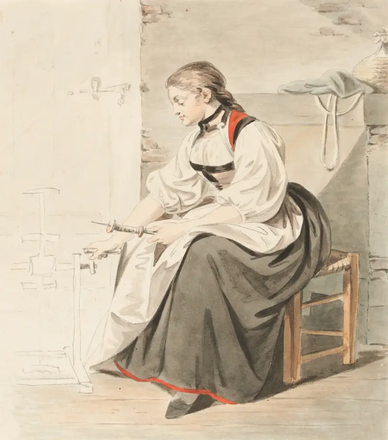 Die Spulerin von Sigmund Freudenberger