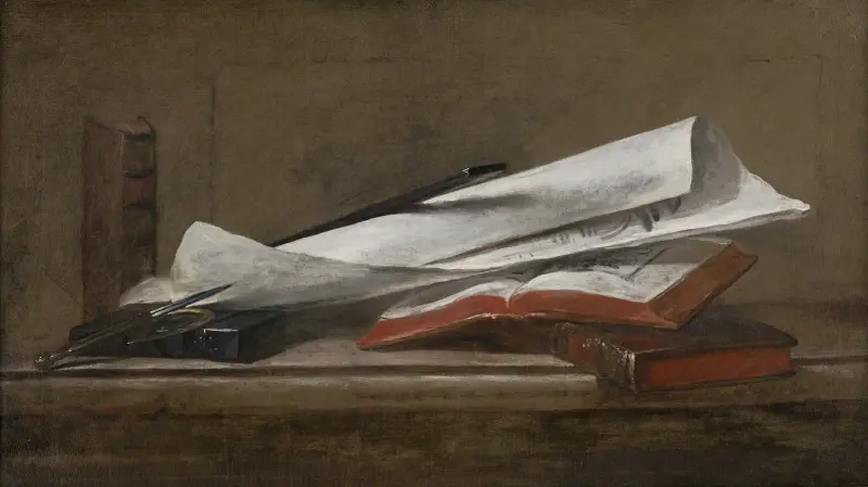 Arkitektens attribut av Jean Siméon Chardin