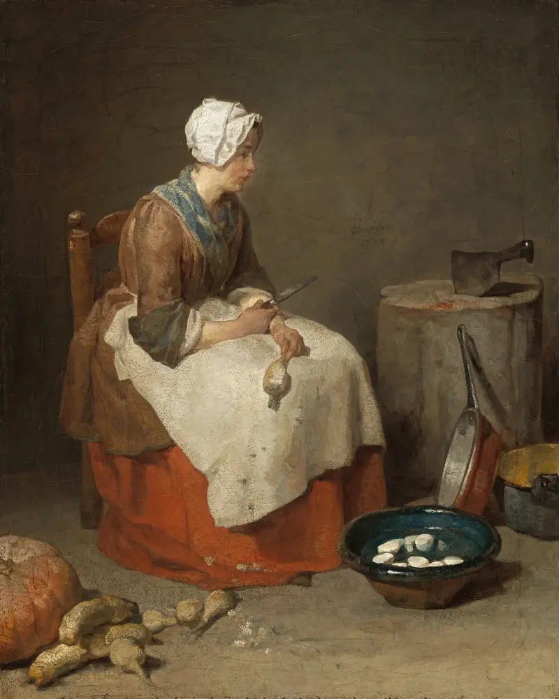 Die Küchenmagd, 1738 – Nr. 1 von Jean Siméon Chardin