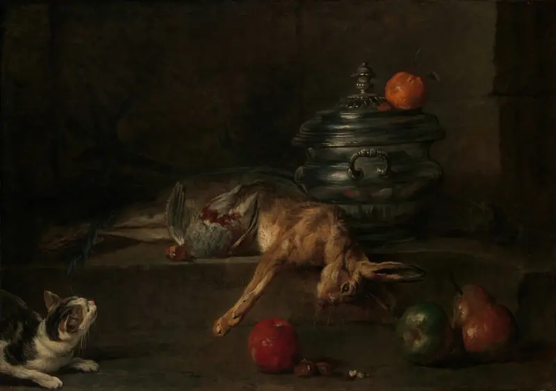 Den silverterrinen av Jean Siméon Chardin
