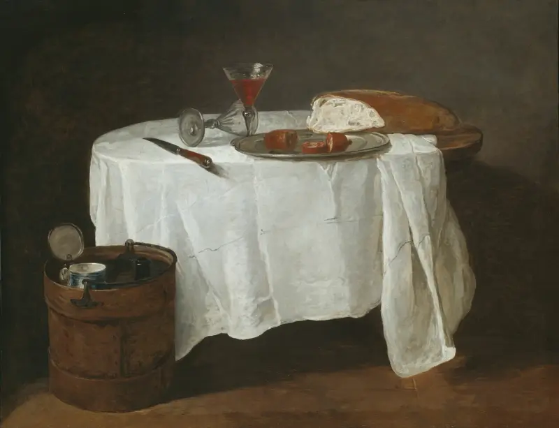Den vita duken av Jean Siméon Chardin