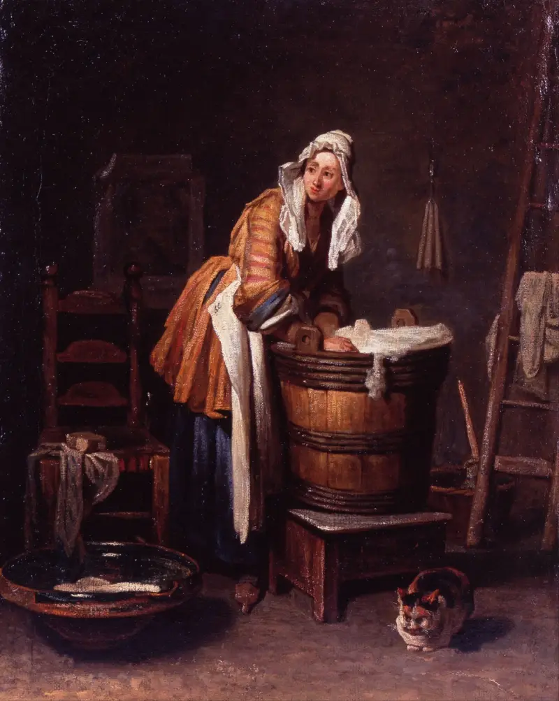 Washerwoman av Jean Siméon Chardin