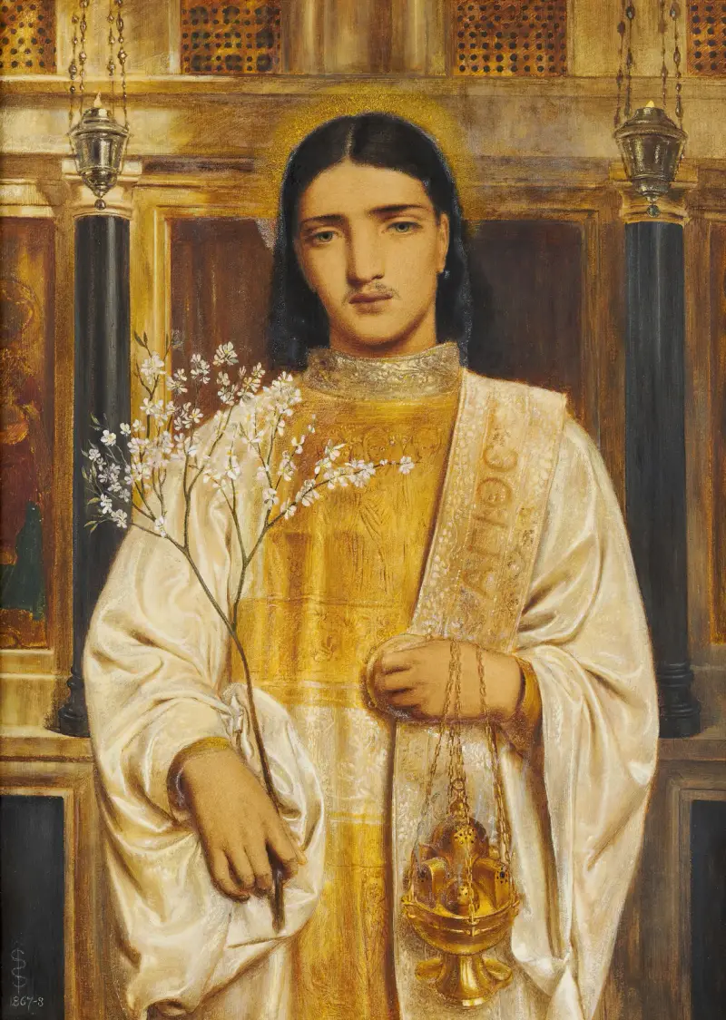 A Saint of the Eastern Church (1867-8) av Simeon Solomon