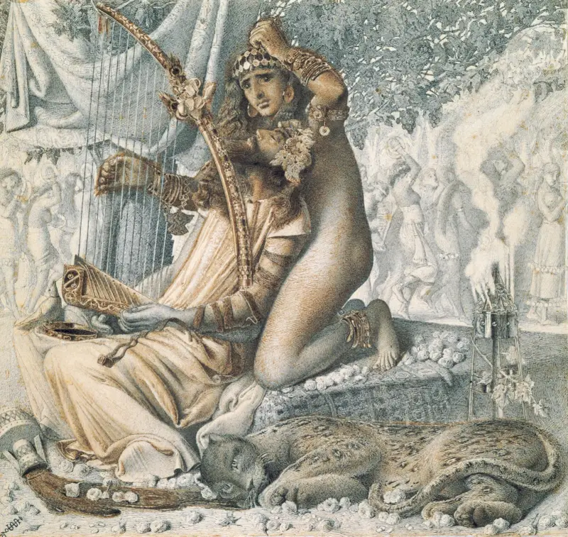Babylon Hath Been a Golden Cup av Simeon Solomon